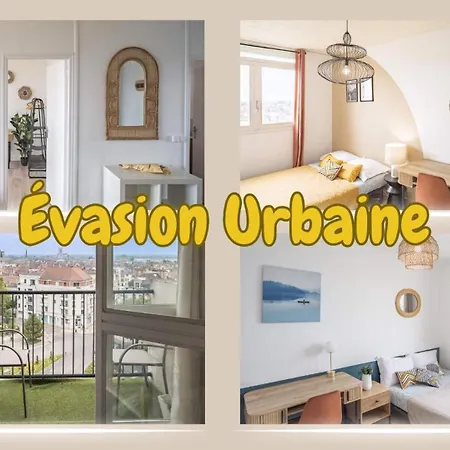 Evasion Urbaine - Vue Panoramique - Proche Gare 아파트 트루아