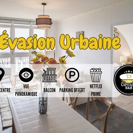 Evasion Urbaine - Vue Panoramique - Proche Gare 아파트 *